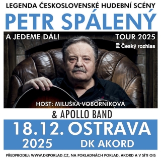 Petr Spálený & Apollo band – Jedeme dál tour 2025
