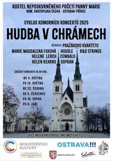 „Hudba v chrámech” - cyklus komorních koncertů v Ostravě