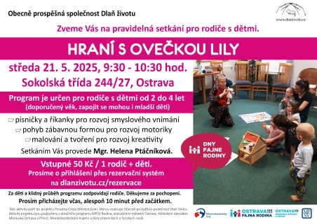 Hraní s ovečkou Lily