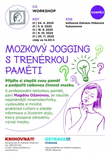 Mozkový jogging s trenérkou paměti