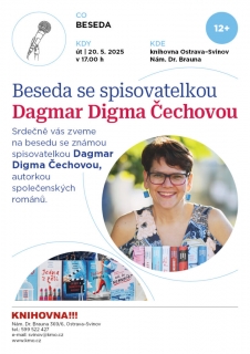 Beseda se spisovatelkou Dagmar Digma Čechovou