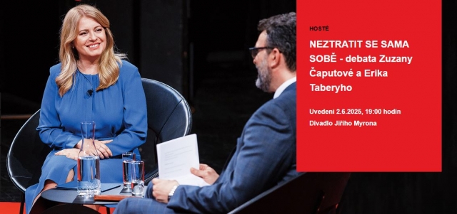 Neztratit se sama v sobě - debata Zuzany Čaputové a Erika Taberyho