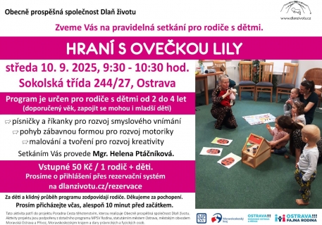 Hraní s ovečkou Lily