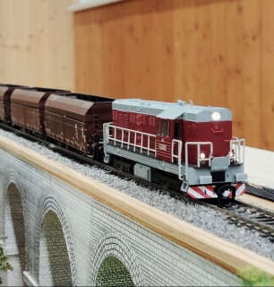 Slezští železniční modeláři na hradě