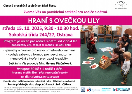 Hraní s ovečkou Lily