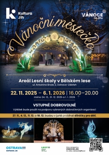 Vánoční městečko v Bělském lese