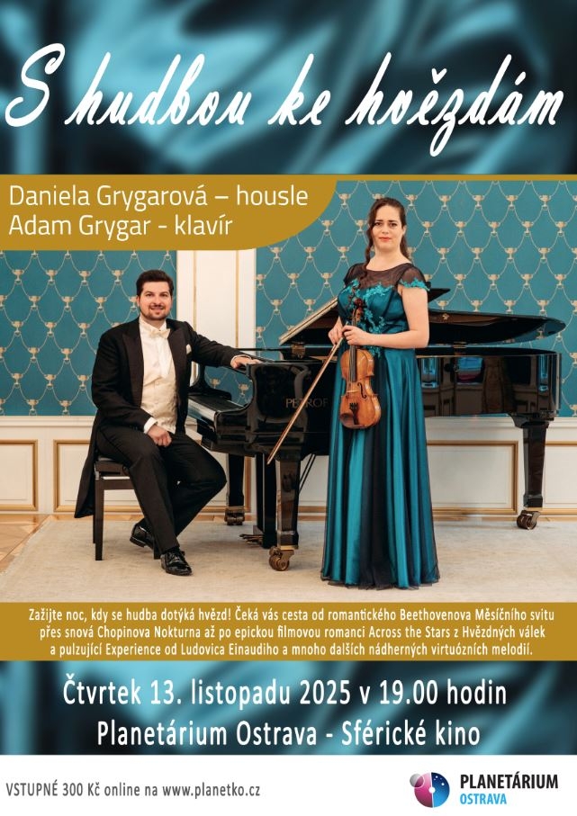 S hudbou ke hvězdám – Adam Grygar a Daniela Grygarová   