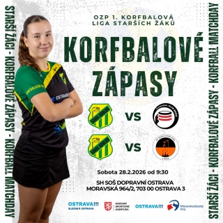 Česká ozp 1. korfbalová liga starších žáků 2 zápasy