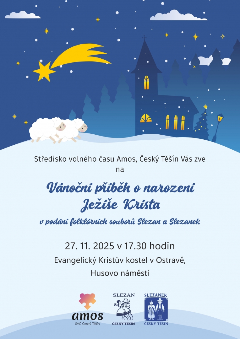 Vánoční koncert folklorních souborů slezan a slezanek z Českého těšína