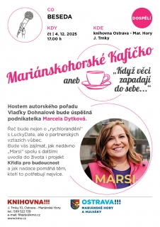 Mariánskohorské kafíčko – Marcela Dytková