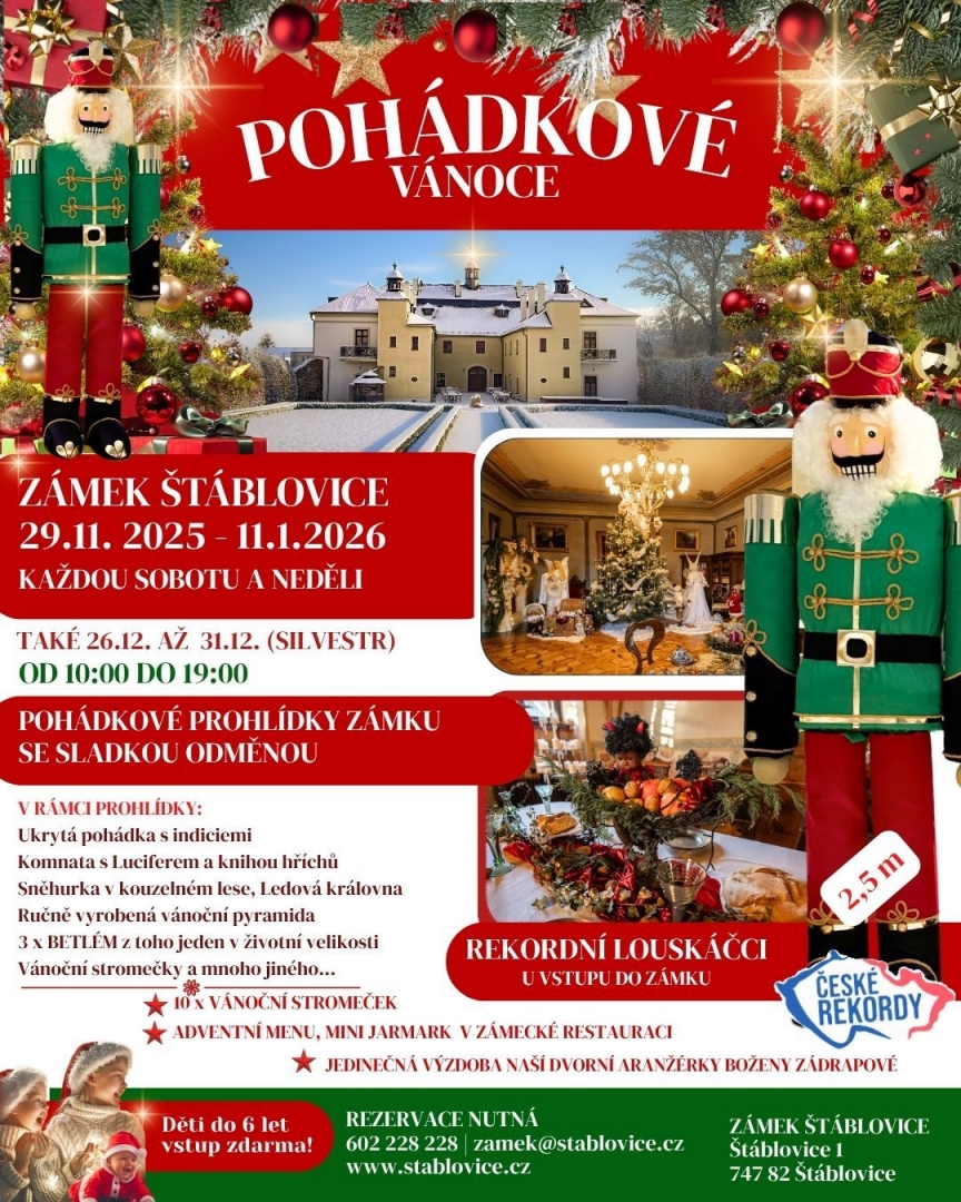 Pohádkové Vánoce na zámku Štáblovice