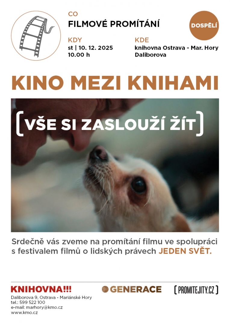 Kino mezi knihami – vše si zaslouží žít