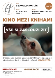 Kino mezi knihami – vše si zaslouží žít