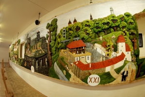 Slezskoostravský hrad - dřevořezba