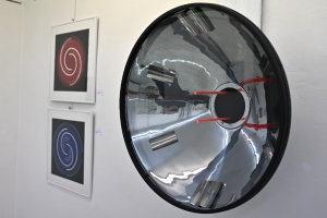 Jiří Kolář a Milan Dobeš ve Výtvarném centru Chagall
