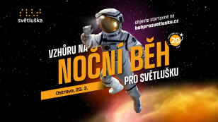 Štafetu Nočních běhů pro Světlušku odstartují letos běžci v Ostravě