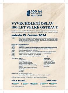 Sto let Velké Ostravy v sobotu 15. června