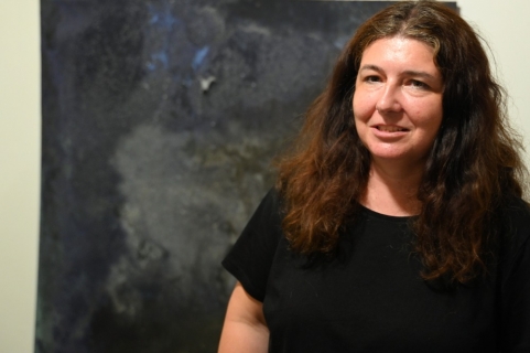 Dagmar Šubrtová. Příměsi hald na obrazech