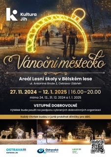Vánoční městečko v Bělském lese