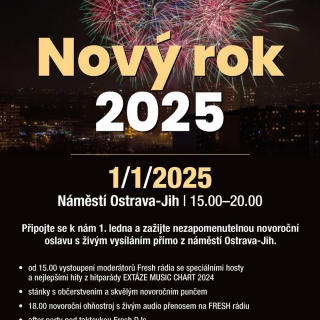 Ohňostroje nad Ostravou
