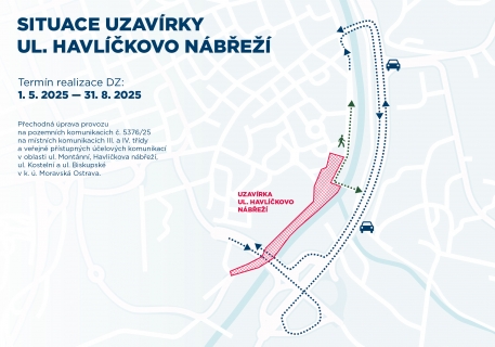 Na břeh Ostravice se vrací stroje
