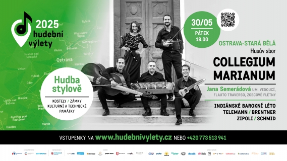 Květen plný hudebních lahůdek v rámci Hudebních výletů 2025