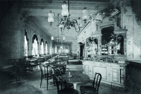 Kavárna Austria, r. 1911, Fotoarchív Ostravského muzea