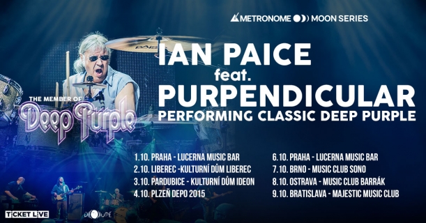 Ian Paice z Deep Purple míří do Ostravy