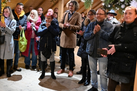 Betlémy na hradě - z papíru vystřižené