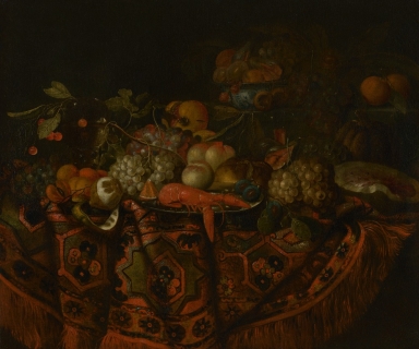 Abraham Hendricksz van Beyeren - Zátiší s ovocem a rakem