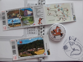 Drobné dárky a turistické vizitky z IC Hukvaldy