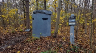 Einmannbunker na haldě dolu Michal